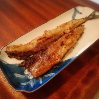 秋刀魚のバター醤油焼き